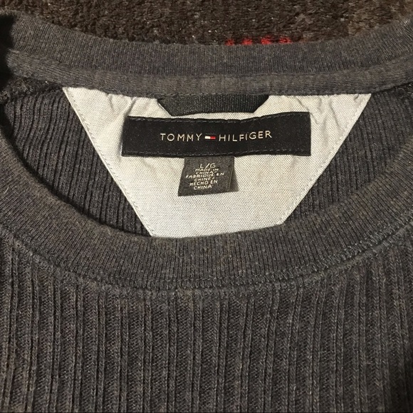Vintage Tommy Hilfiger Crew Piping Sweater L rlpc pwing rlx sportsman yacht thj - Picture 5 of 6